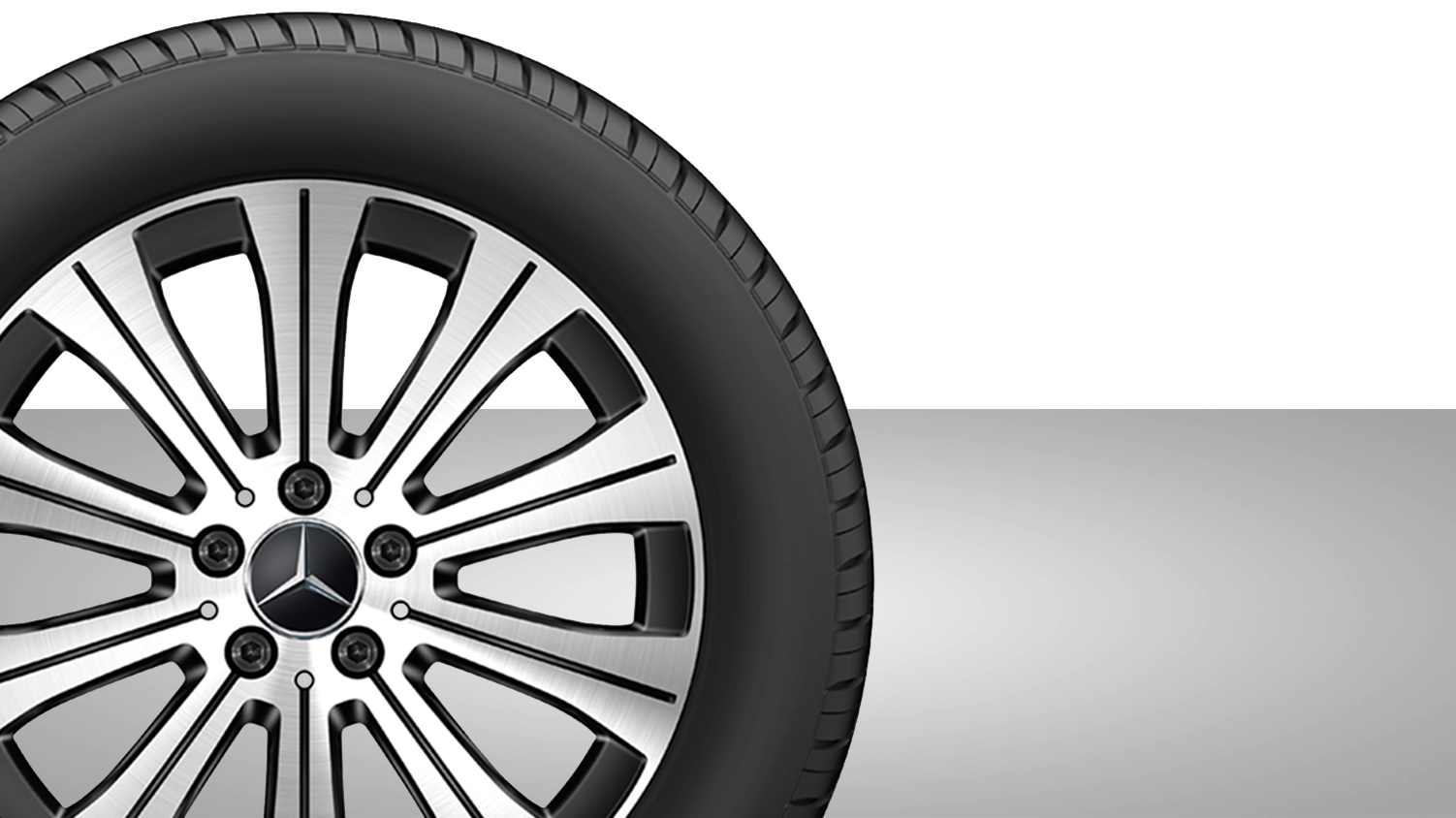 Mercedes-Benz vinterhjul.