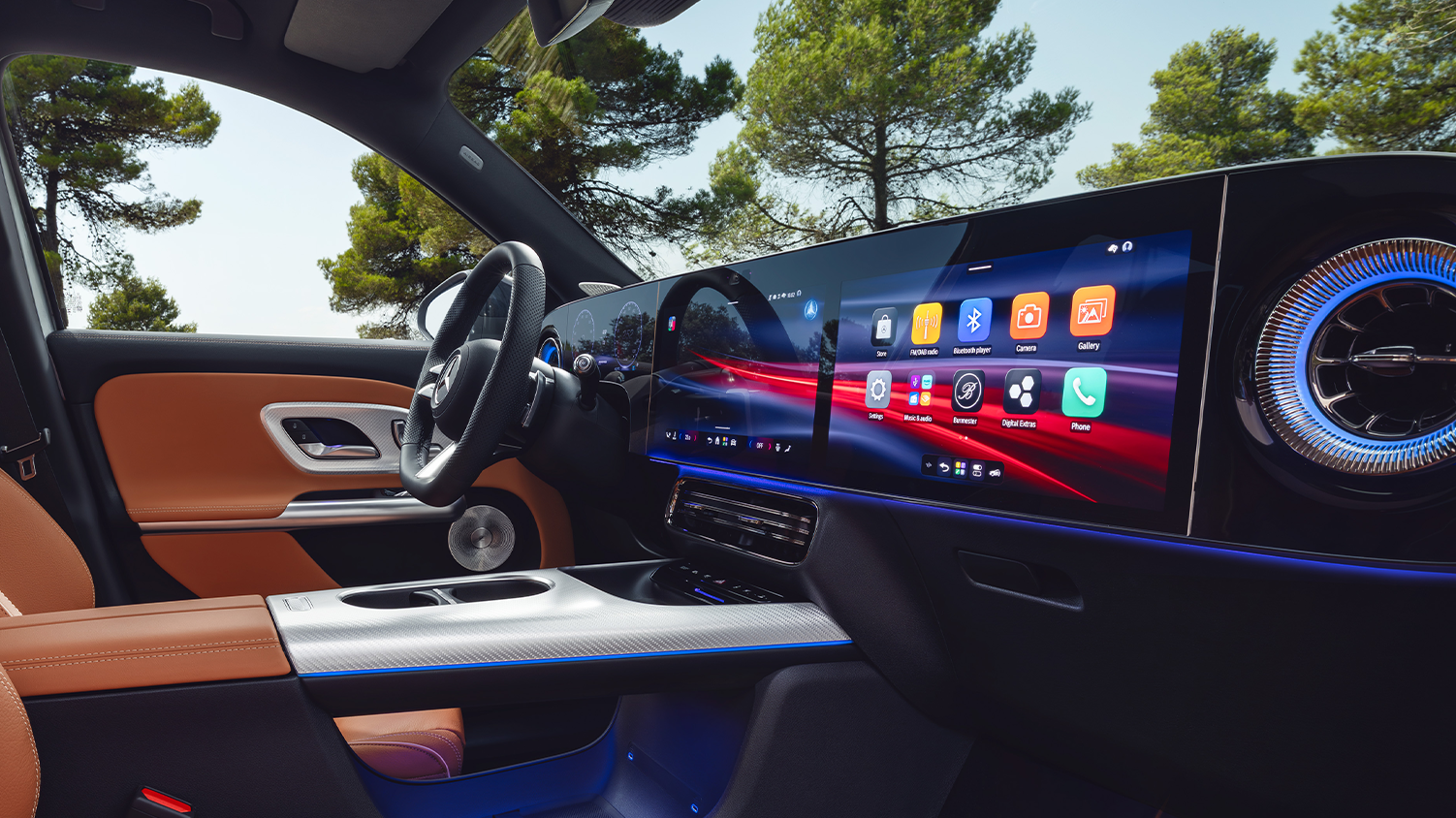 MB.OS og MBUX giver dig hurtige, intuitive og smarte funktioner.