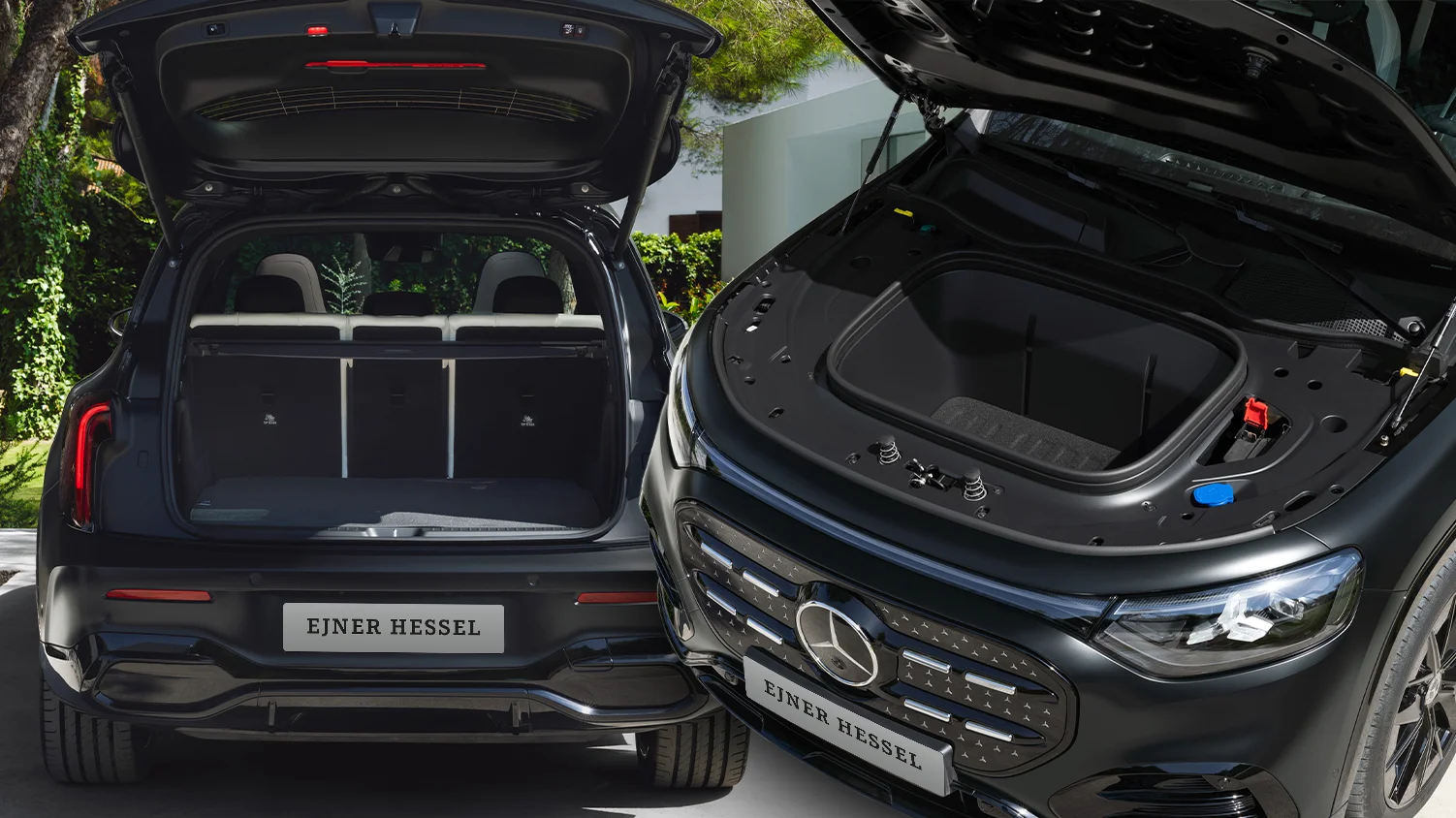 Bagage, frunk og plads til alt det, du har med.