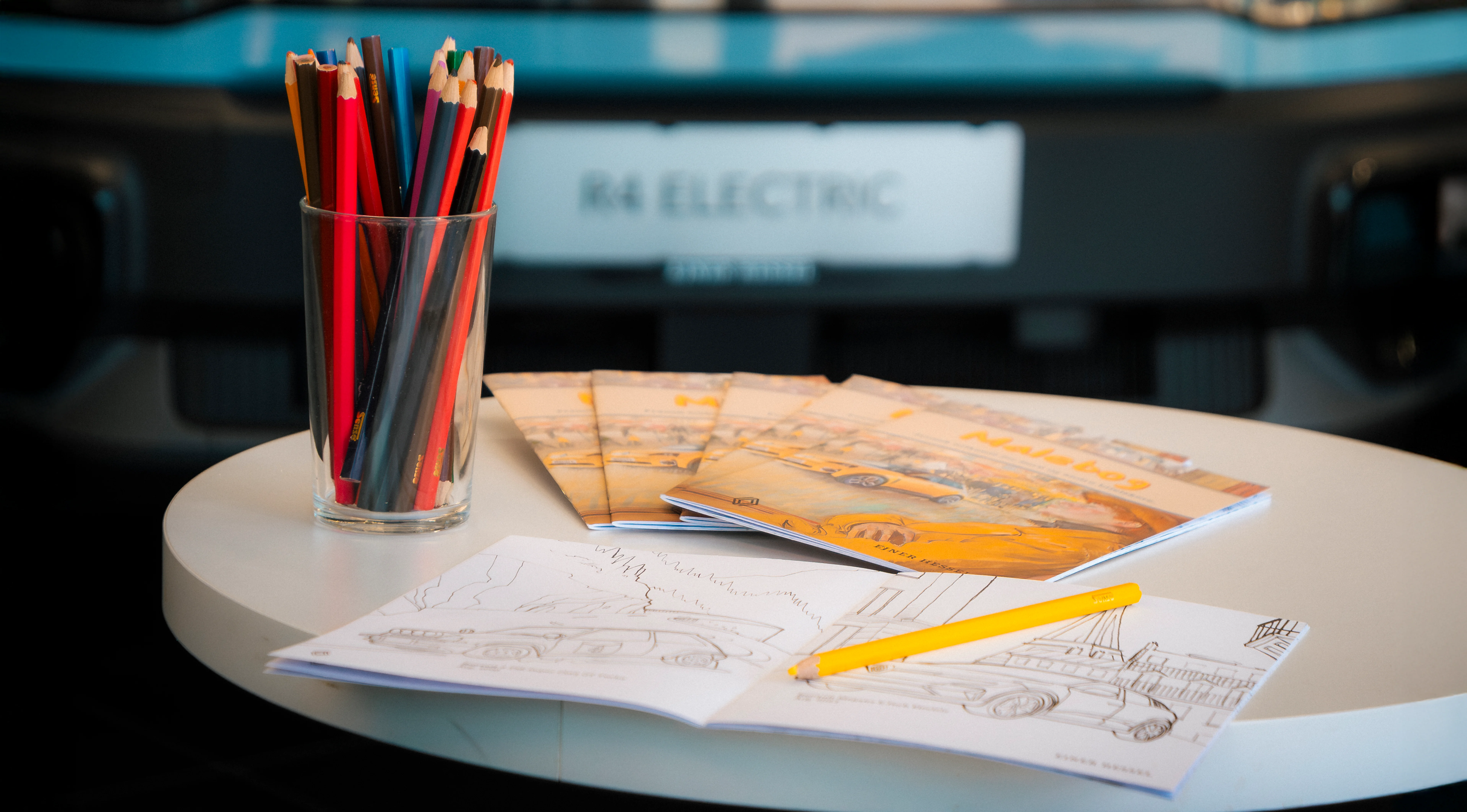 Fransk Bilkunst Malerbog