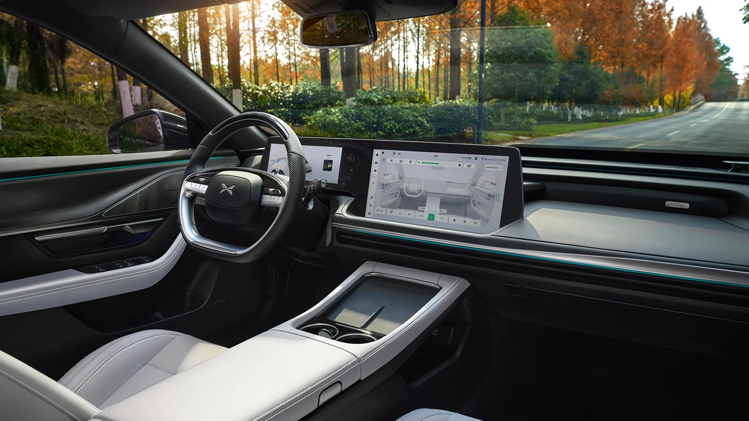 Xpeng P7 Interioer Udstyr