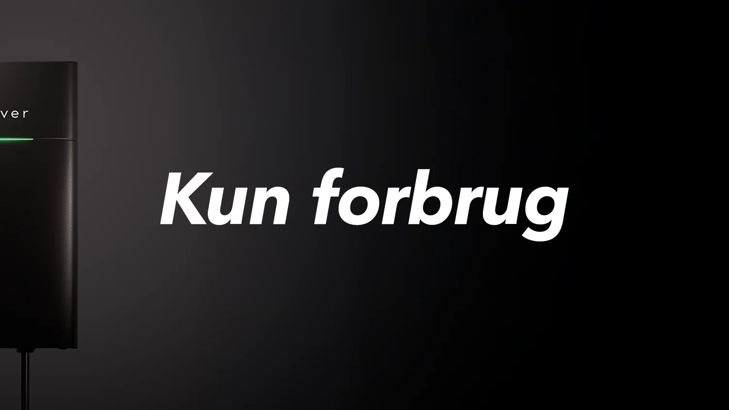 Clever Box - betal kun for forbrug inkl. ladeboks.