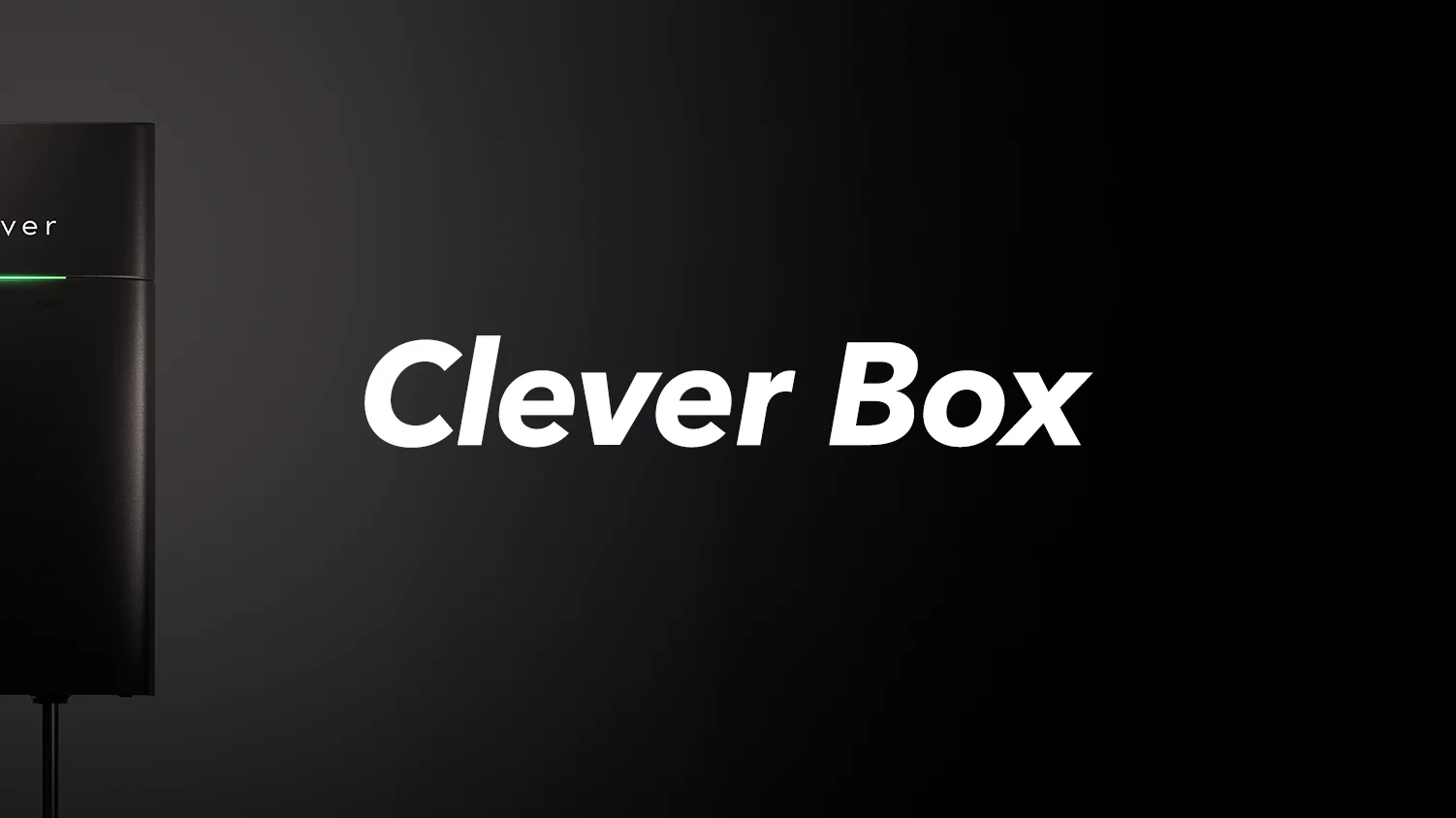 Clever Box - betal kun for forbrug inkl. ladeboks.